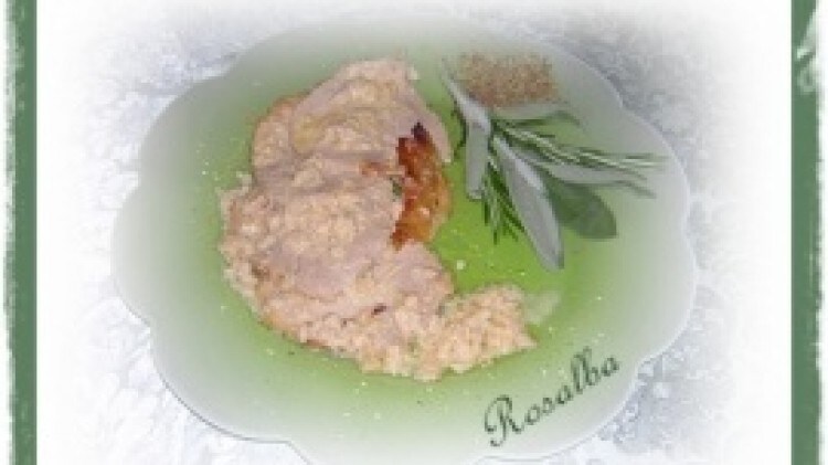 Arrosto di vitello al latte con fiori di finocchio