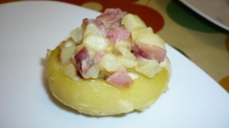 Scodelline di patate con speck