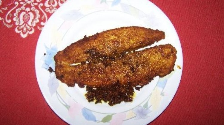 Pesce indiano fritto