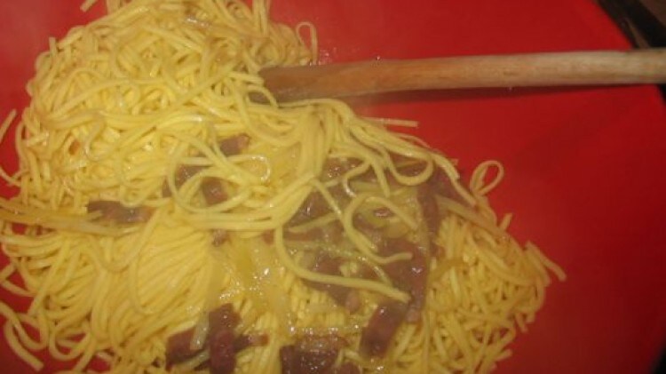 Taglierini al limone con magret de canard