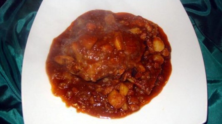 Stinco di maiale piccante