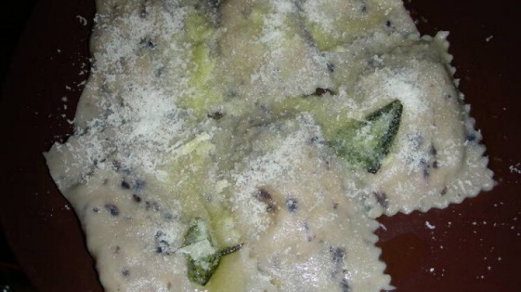 Ravioli alla salsiccia di fegato