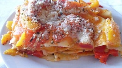 Lasagne ai peperoni light