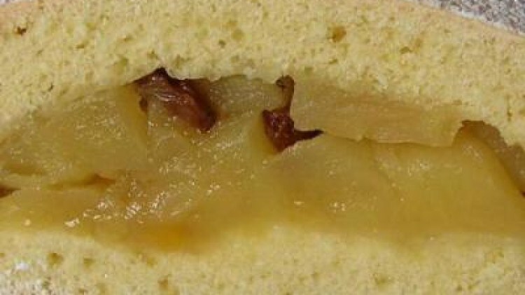 Strudel di mele e uvetta