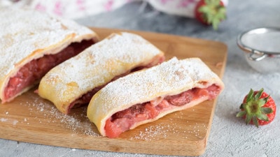 Strudel di fragole
