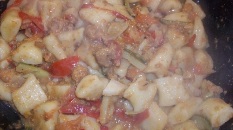 Gnocchetti di bottarga con sugo di riccio di mare