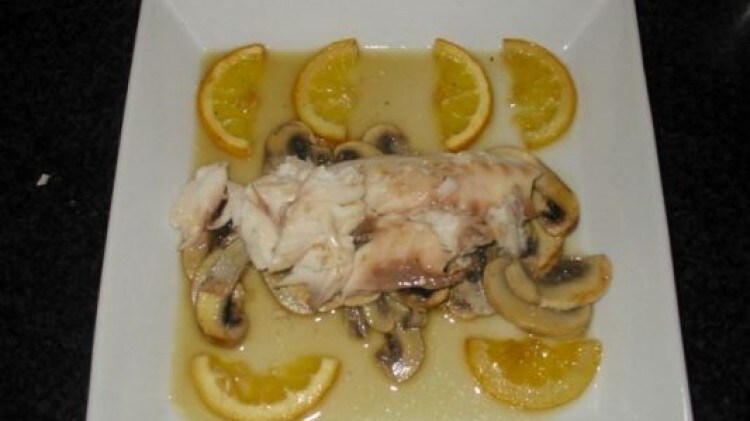 Pezzogna su letto di funghi profumati al limone