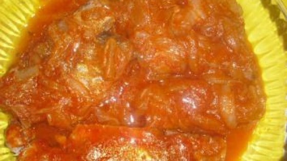 Tonno fresco con cipolla in agrodolce
