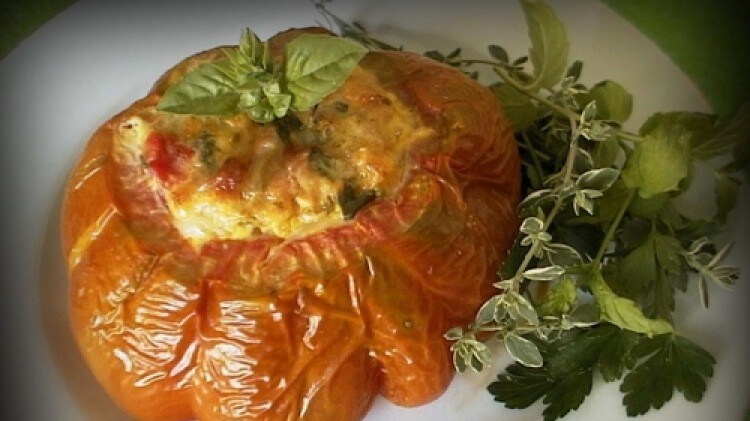 Quiche nel pomodoro