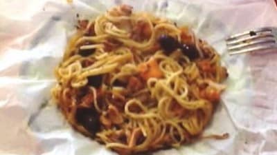 Spaghetti di mare al cartoccio