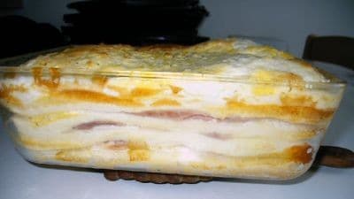 Sformato di prosciutto e stracchino