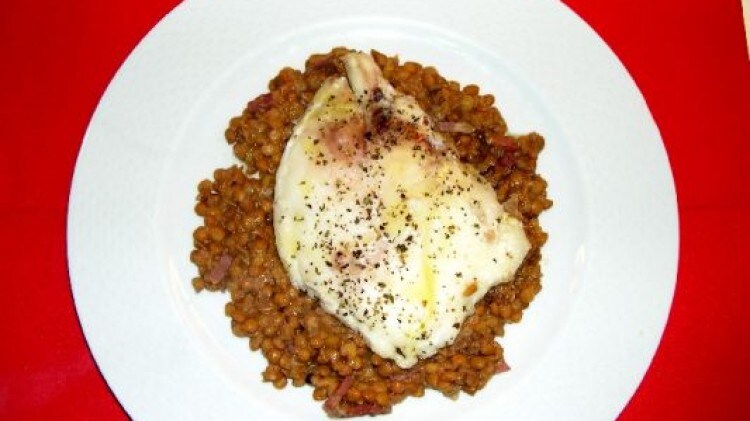 Filetti di San Pietro e lenticchie