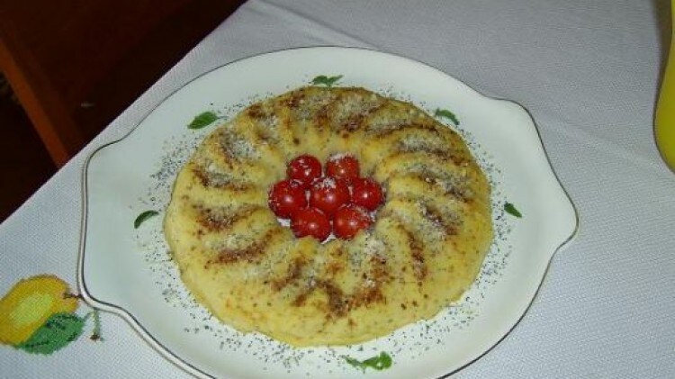 Ciambella di patate profumata allo zafferano
