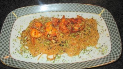 Spaghetti al sugo di cicale in rosso