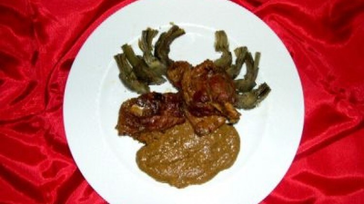 Agnello braciato in salsa ortolana