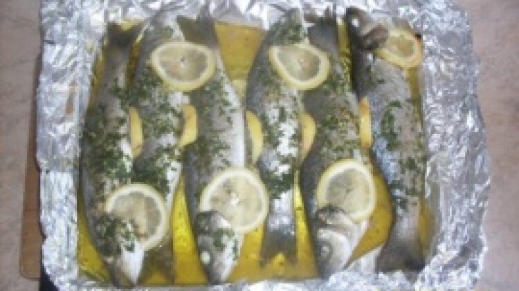 Spigola in cartoccio