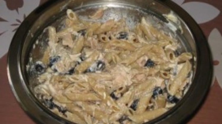 Pasta fredda con tonno e maionese
