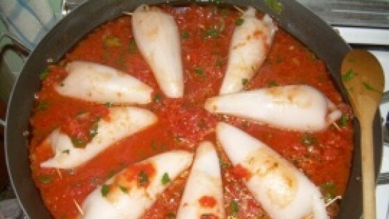 Calamari ripieni di patate