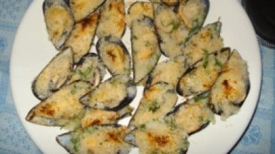 Cozze al gratin