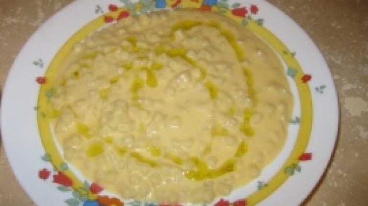 Minestra di zucca e latte