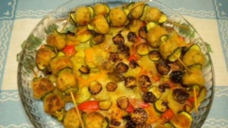 Torta di verdure a strati