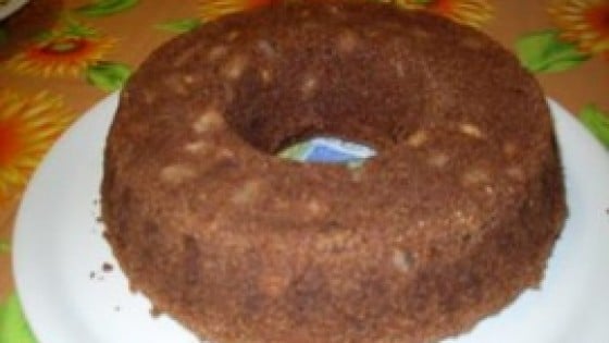 Chiffon cake cioccolato e pere