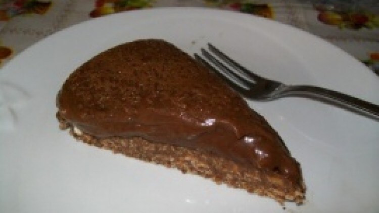Cheese cake con nocciole e caffè