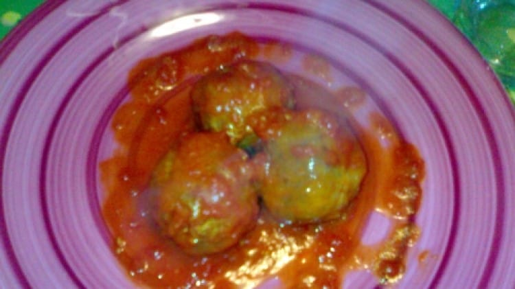 Polpette di carne lessata