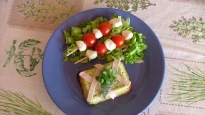 Sformato di asparagi e zucchini