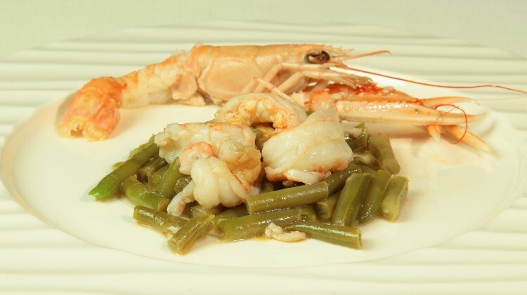 Scampi flambati alla Grappa