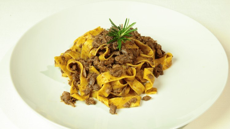 Tagliatelle al ragù di germano