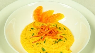 Zuppa di carote al succo d'arancia