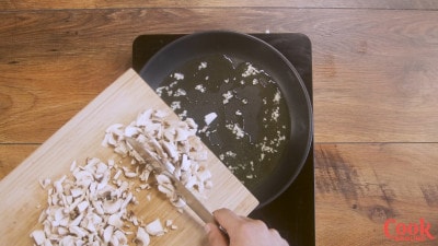 Crocchette di tacchino con i funghi