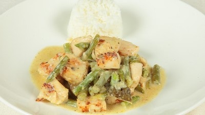 Curry verde di pollo