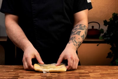 Pasta frolla per cottura con ripieno