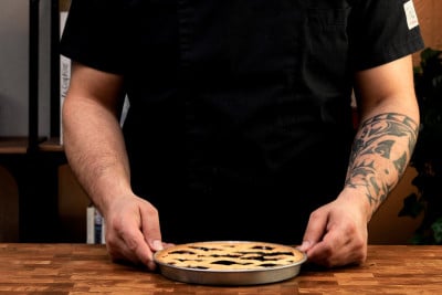 Pasta frolla per cottura con ripieno