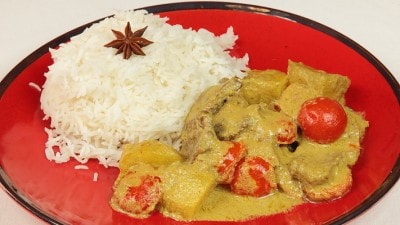 Curry d'agnello della Malesia