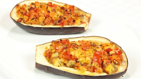 Melanzane ripiene di baccalà