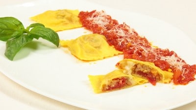 Ravioli alla parmigiana