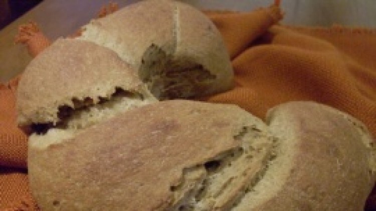 Anadama bread con farina buratto