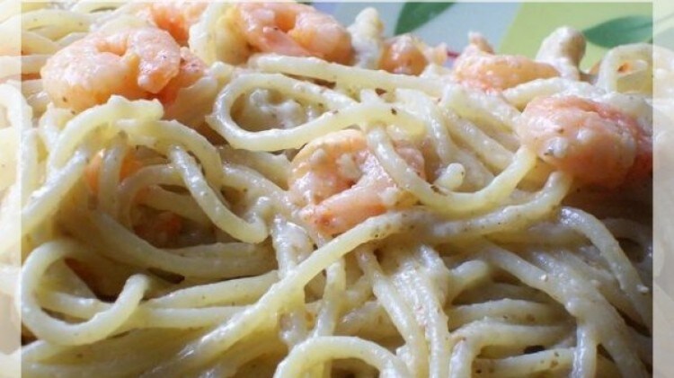 Spaghetti con gamberetti di mirna