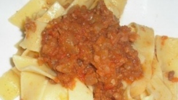 Pappardelle alla genovese rivisitata